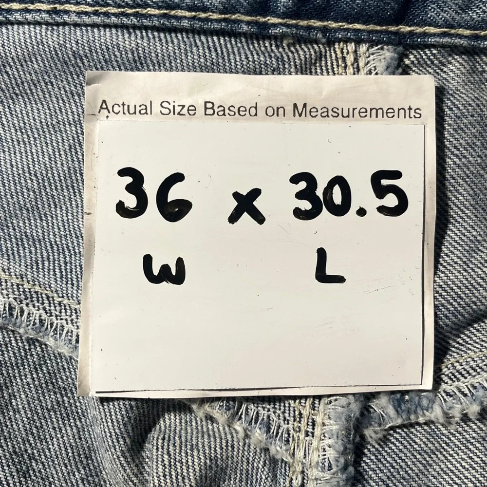 Levi's Jeans 550 Mens 36x30 Blue Denim Relaxed Fit Vintage 90s Style